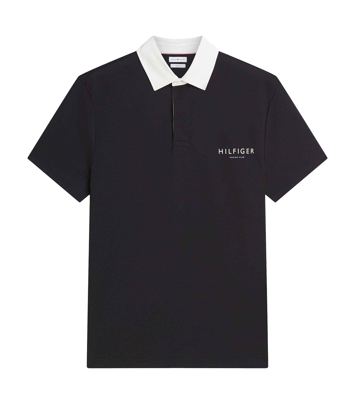 Men's ATH Classic Fit Rugby Polo Black