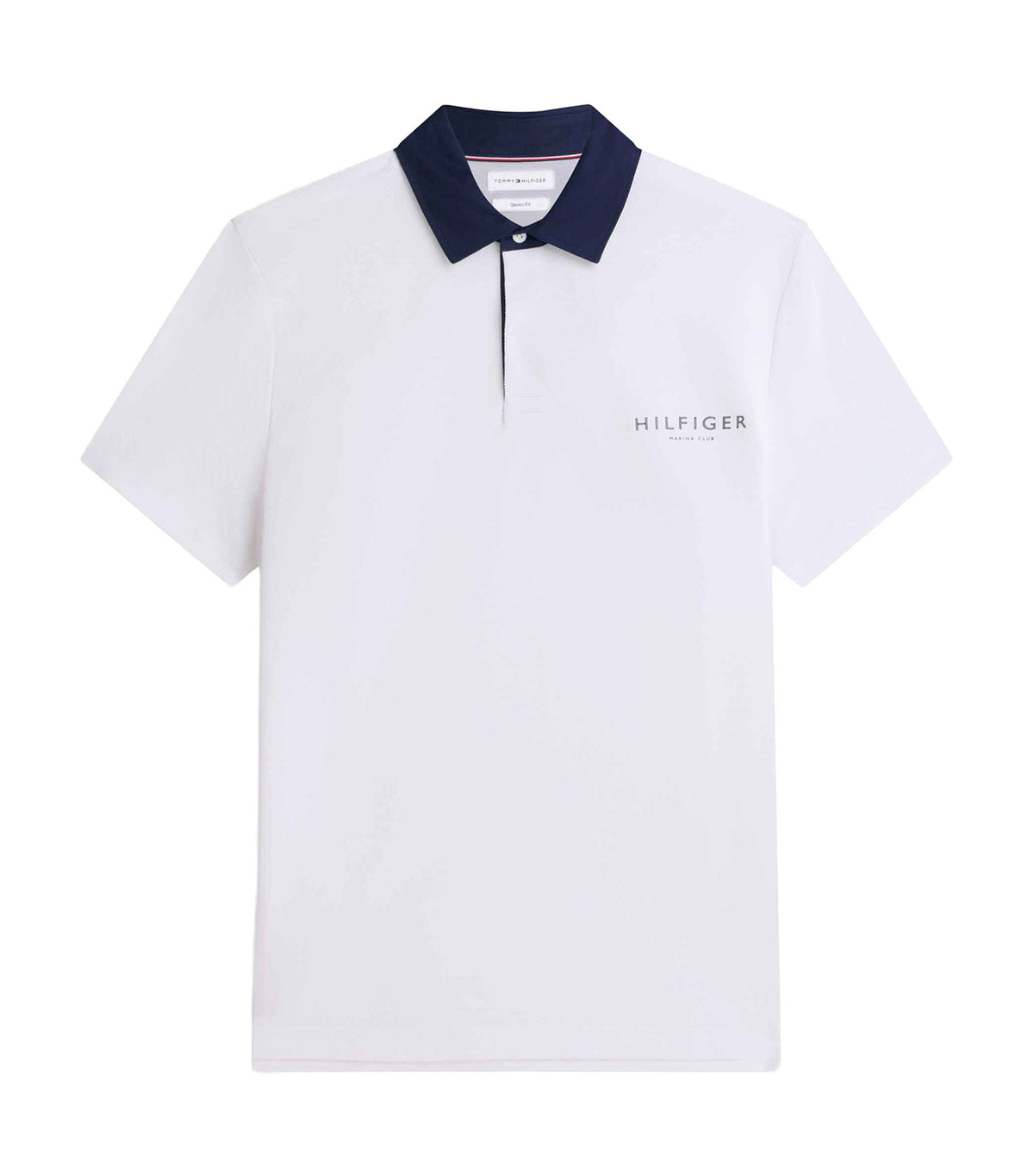 Men's ATH Classic Fit Rugby Polo White