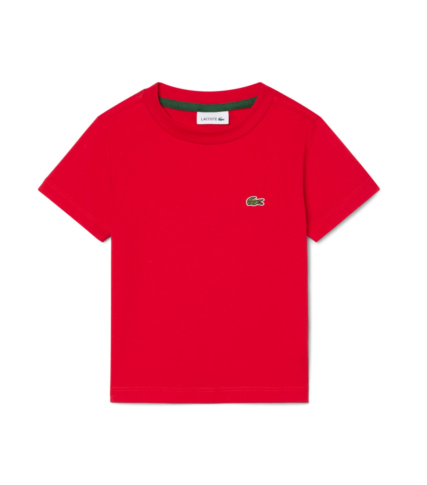 Unisex Cotton Crew Neck T-Shirt Red