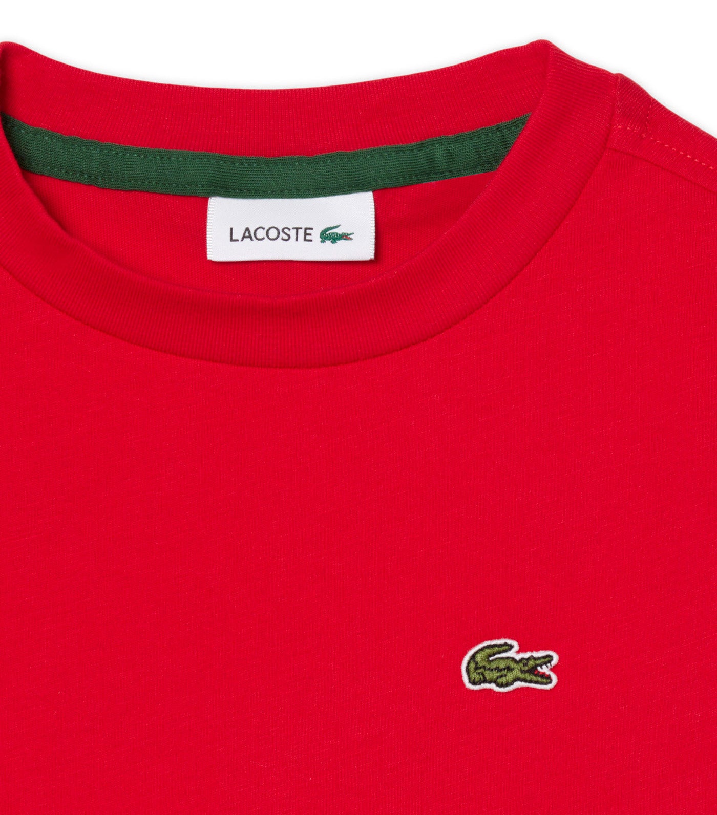 Unisex Cotton Crew Neck T-Shirt Red
