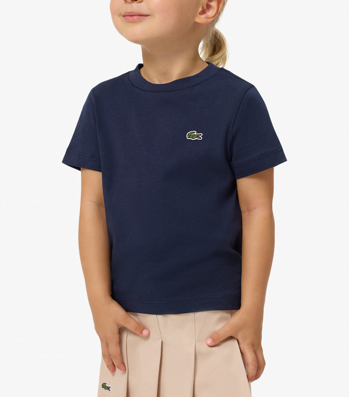 Unisex Cotton Crew Neck T-Shirt Navy Blue