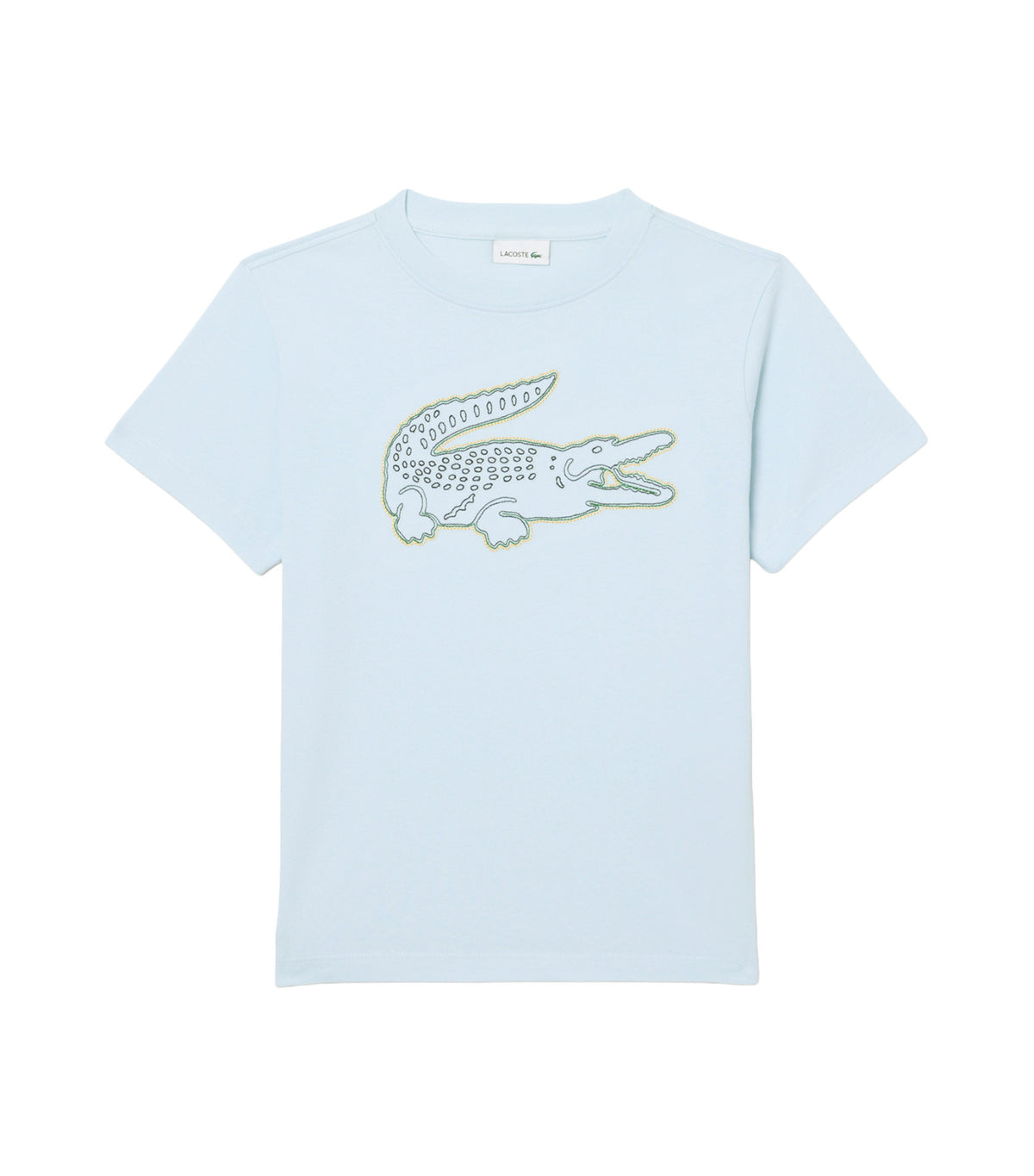 Crocodile Embroidery Cotton T-Shirt Rill