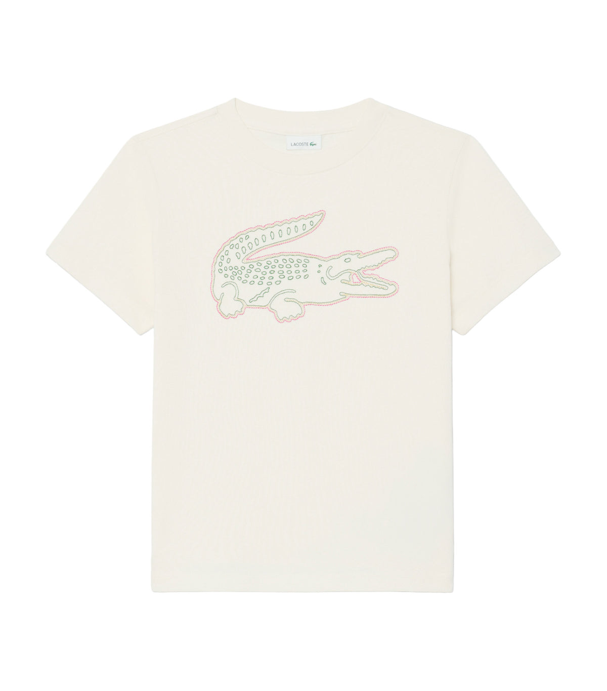 Crocodile Embroidery Cotton T-Shirt Lapland