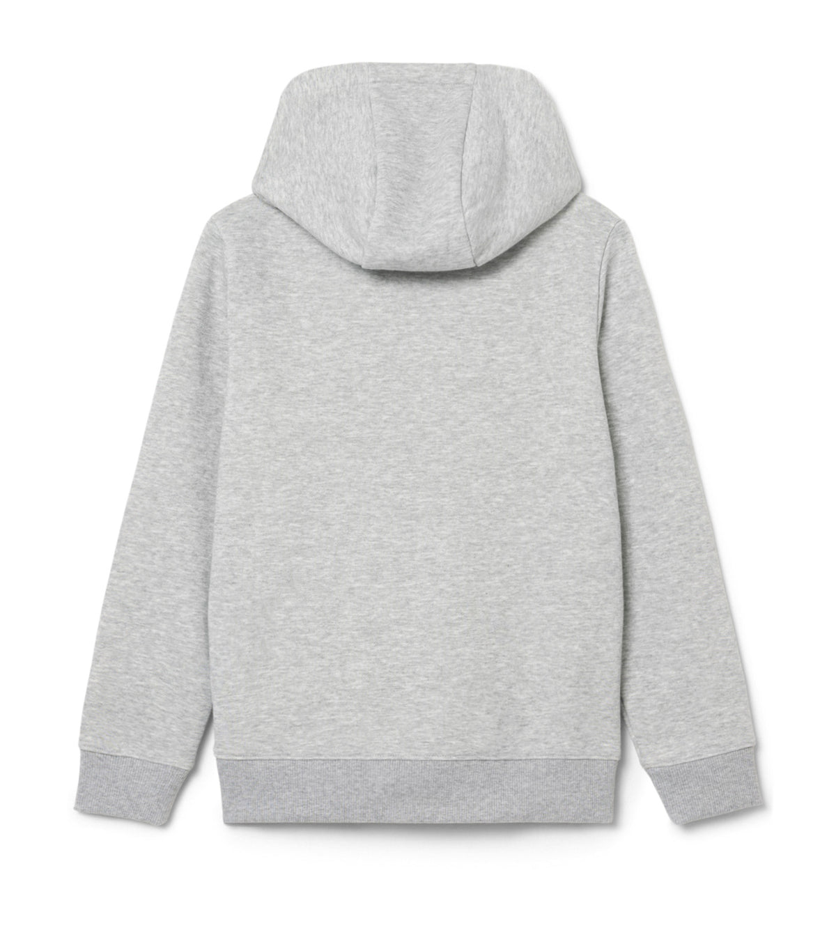 Unisex Brushed Fleece Zipped Sweatshirt Silver Chine