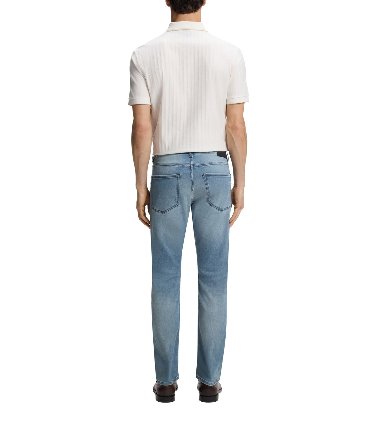 Delaware Slim-Fit Jeans in Performance-Stretch Denim Aqua