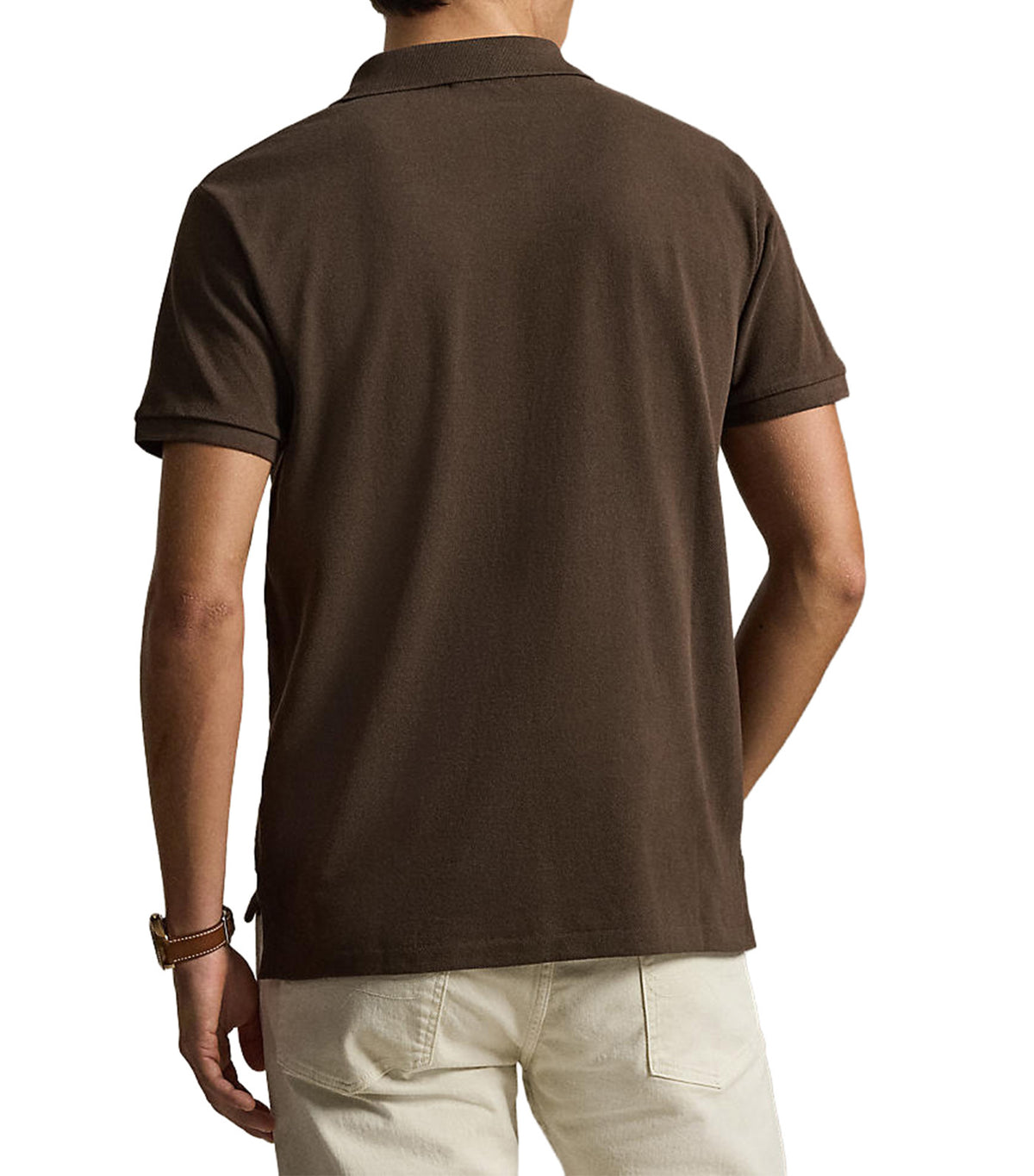 Men's The Iconic Mesh Polo Shirt Brown