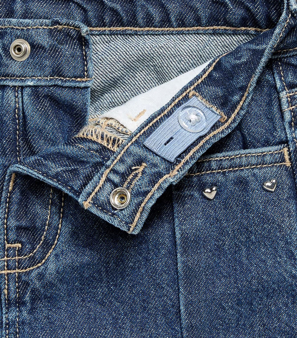 Super Baggy Wide-Leg Jeans for Toddler Girls Dark/Medium Wash