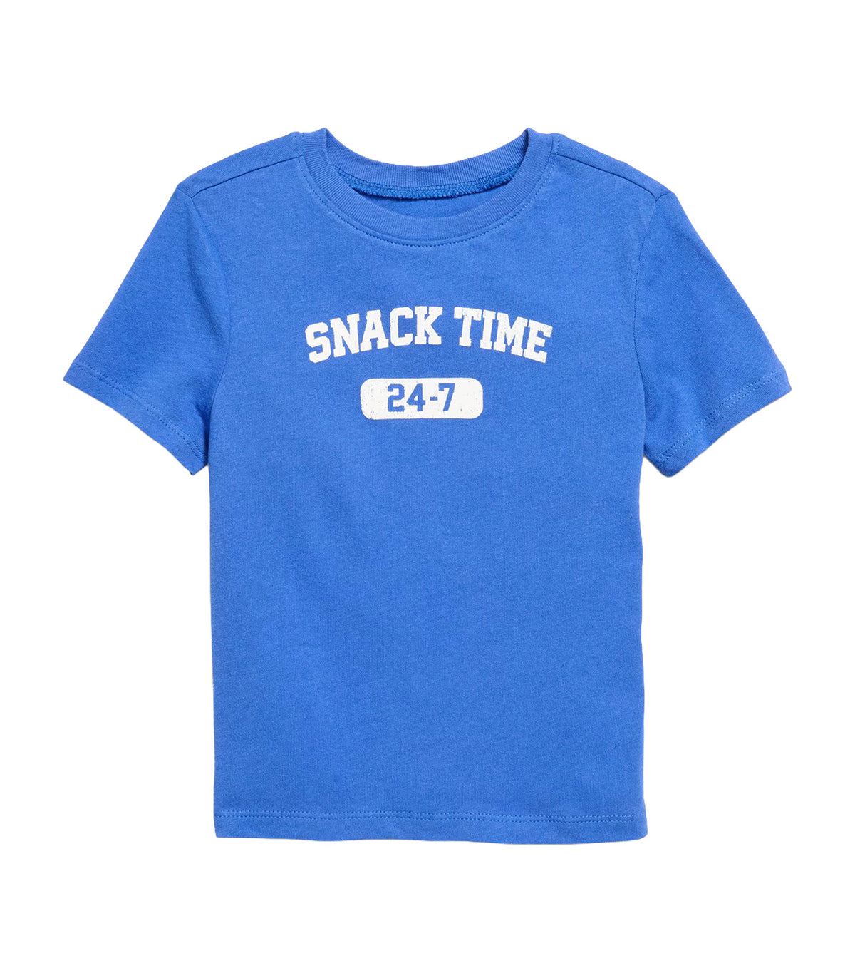 Short-Sleeve Graphic T-Shirt for Toddler Boys Crayon Blue