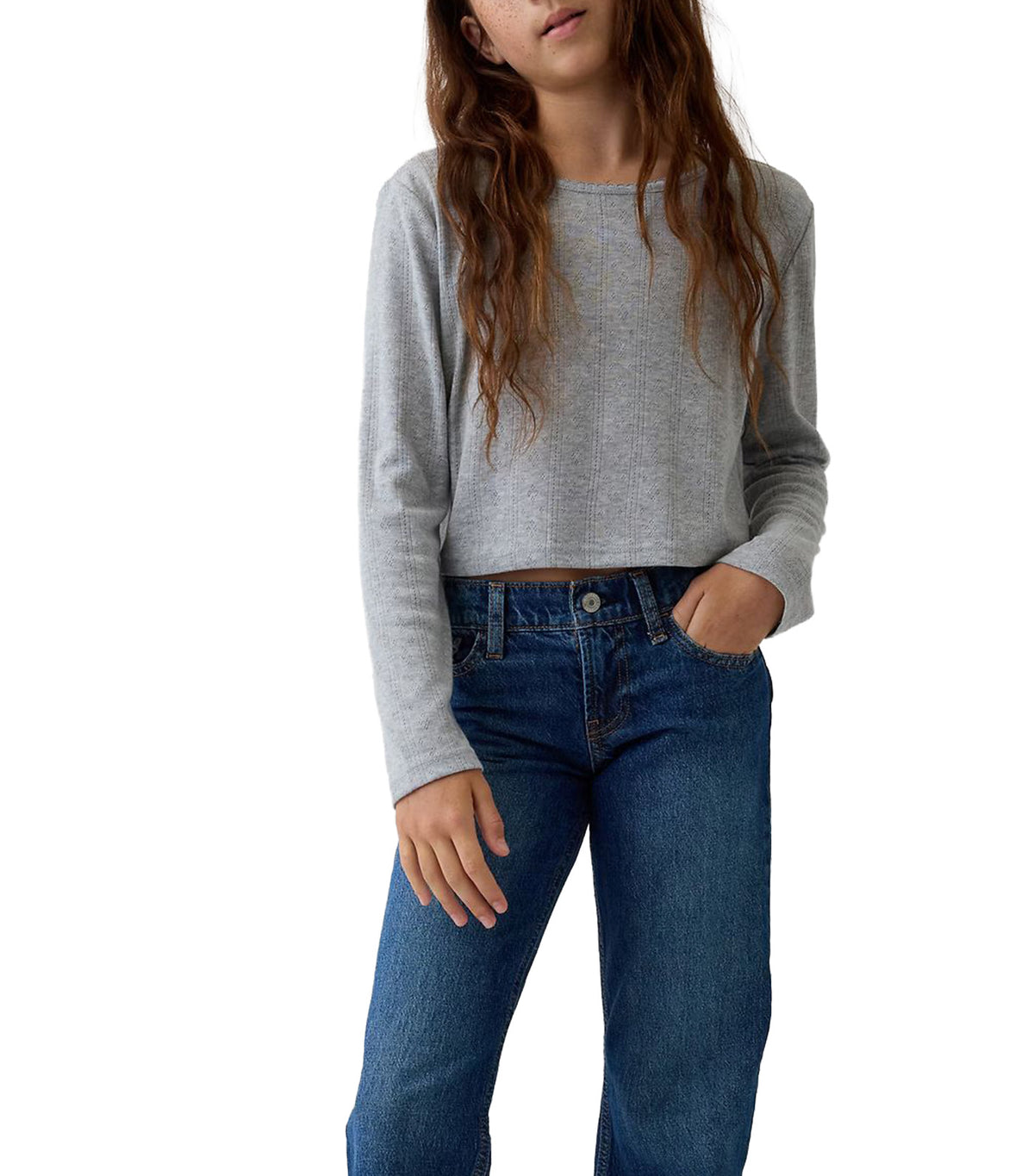 Straight Jeans Dark Wash