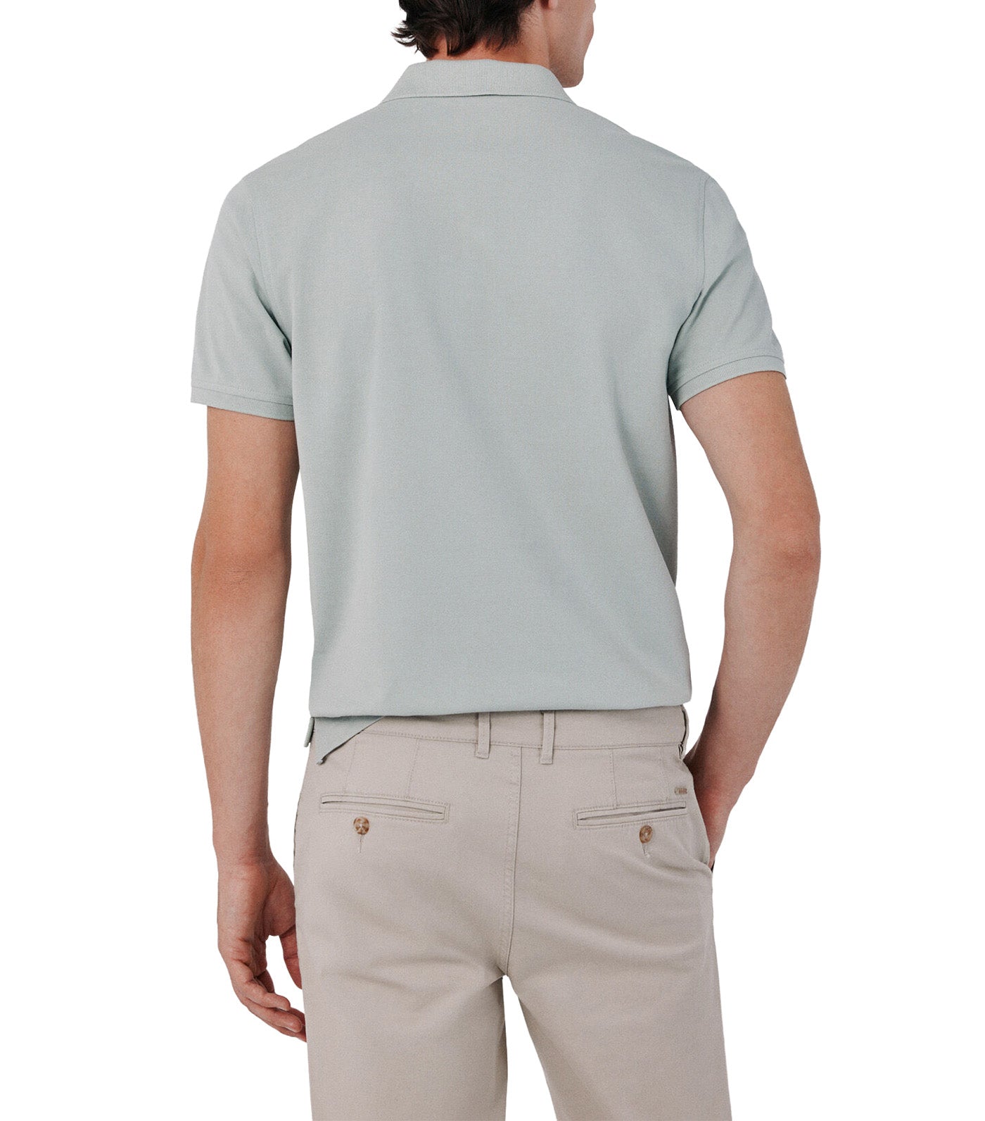 Pique Slim Polo Shirt Blues
