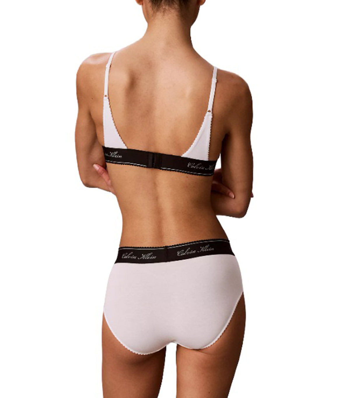 Lightly Lined Triangle White
