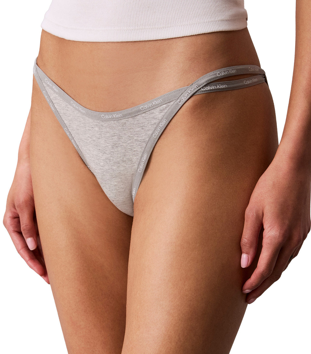Bikini Bottom Gray Heather