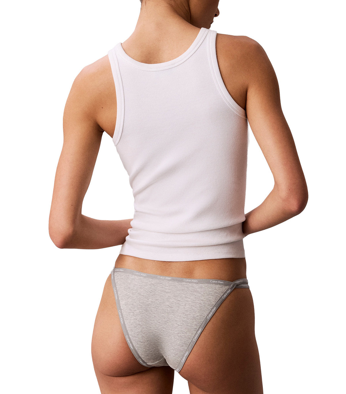 Bikini Bottom Gray Heather