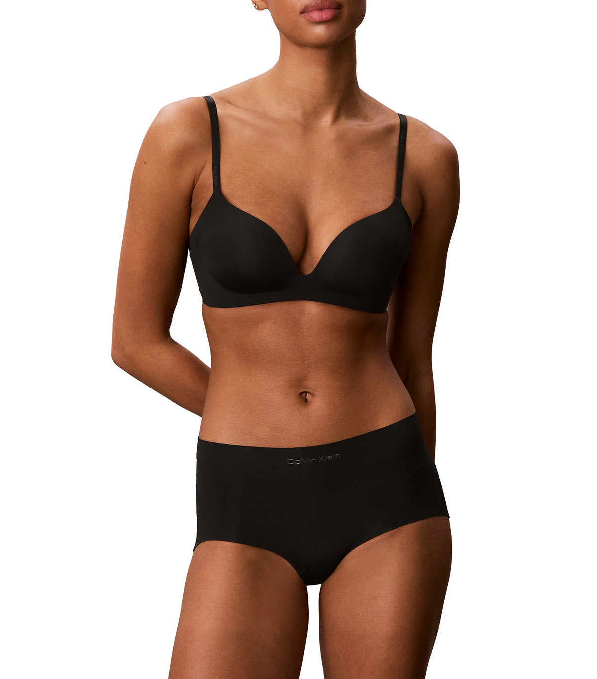 Wirefree Push Up Bra Black