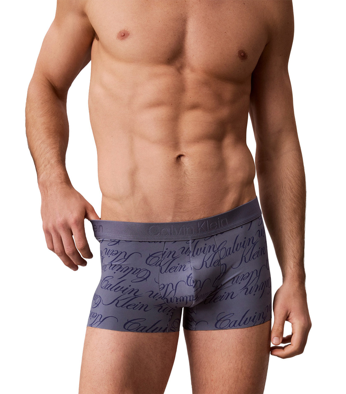 Low Rise Trunk Script Lasso Grisaille