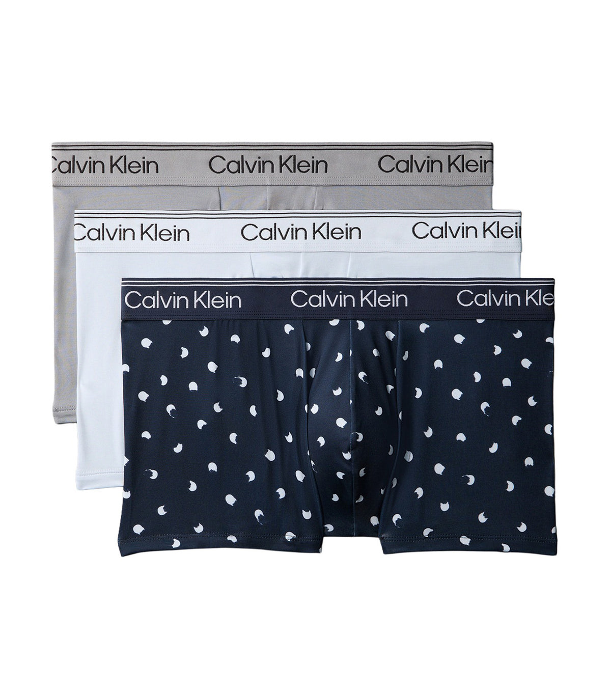 Low Rise Trunk 3-Pack Convoy/Running Dot Dark Sapphire/Plein Air