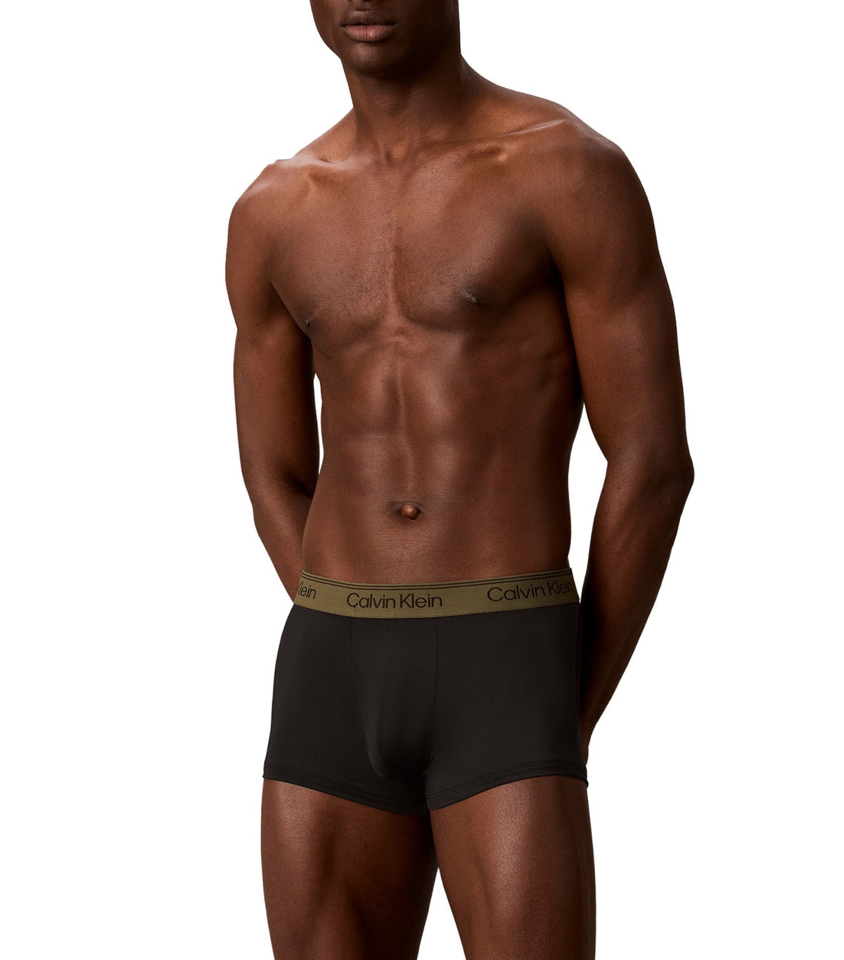 Low Rise Trunk 3-Pack Black with Bronze Flash/Black/Olive Night Waistbands