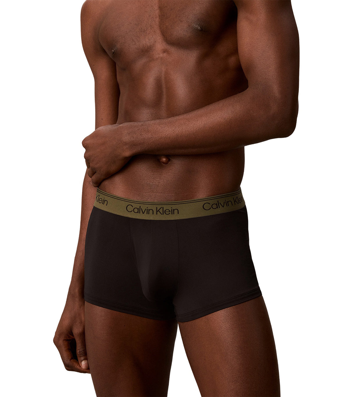 Low Rise Trunk 3-Pack Black with Bronze Flash/Black/Olive Night Waistbands