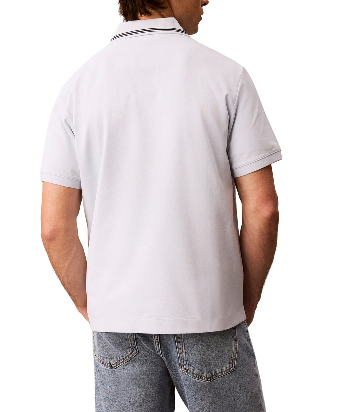 Open Collar Graphic Polo Plein Air
