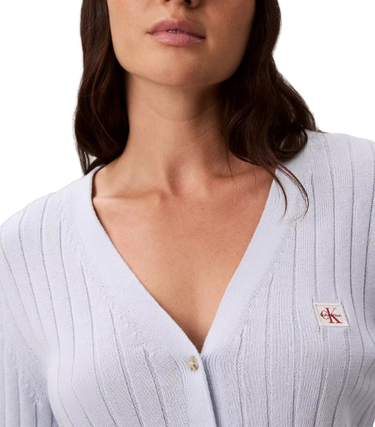 Woven Label Cardigan Plein Air