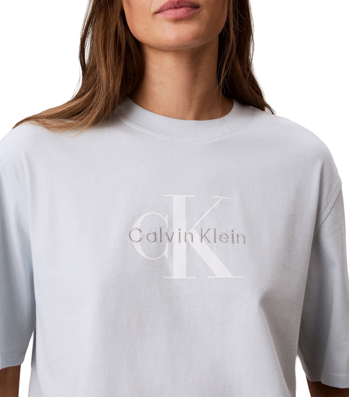 Relaxed Embroidered Monologo Tee Plein Air
