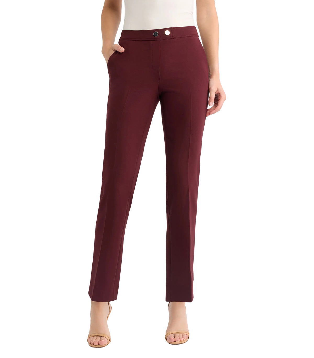 Straight Leg Pull On Pants Barolo