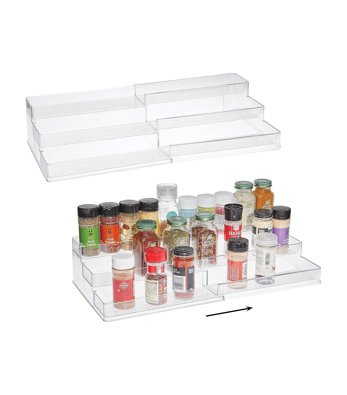 3-Tier Spice Rack Clear