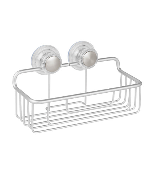 iDesign Metro Aluminum Suction Basket