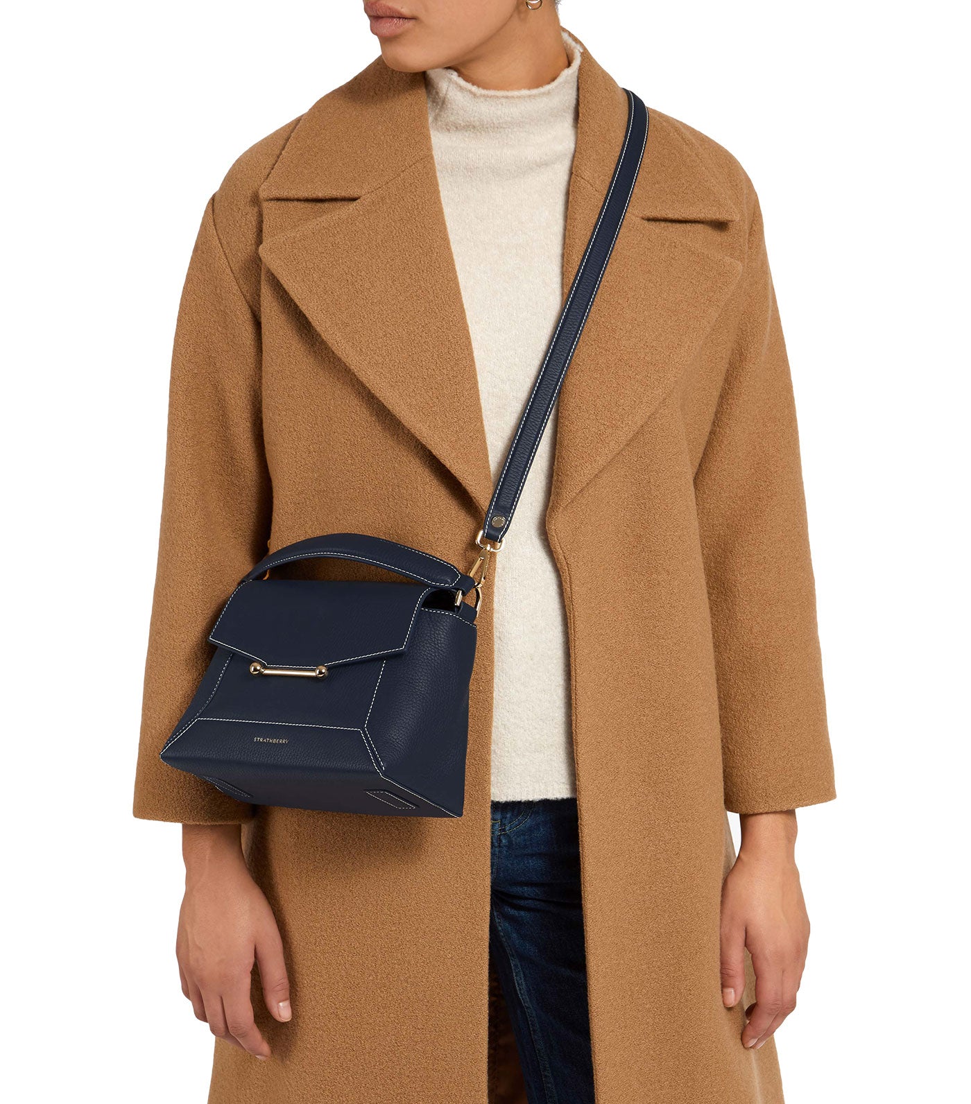 Mosaic Bag Tan-Vanilla Stitch