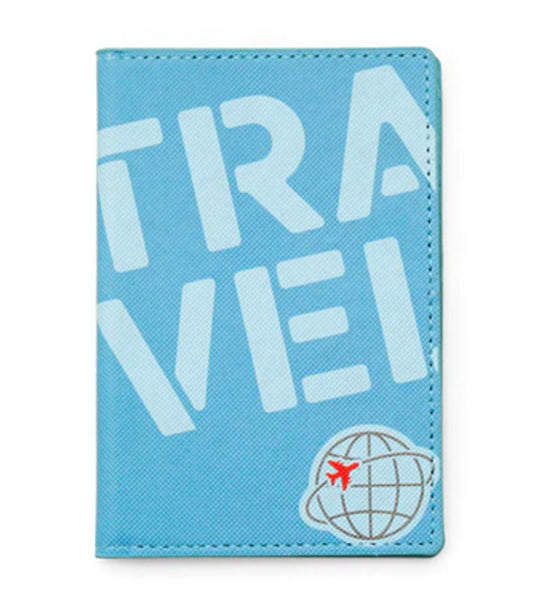 Jet Set Passport Case Blue