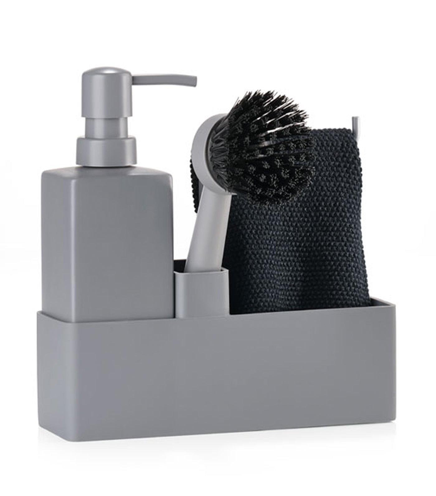 Zone Dishwashing Set 4 parts with Gray Cloth