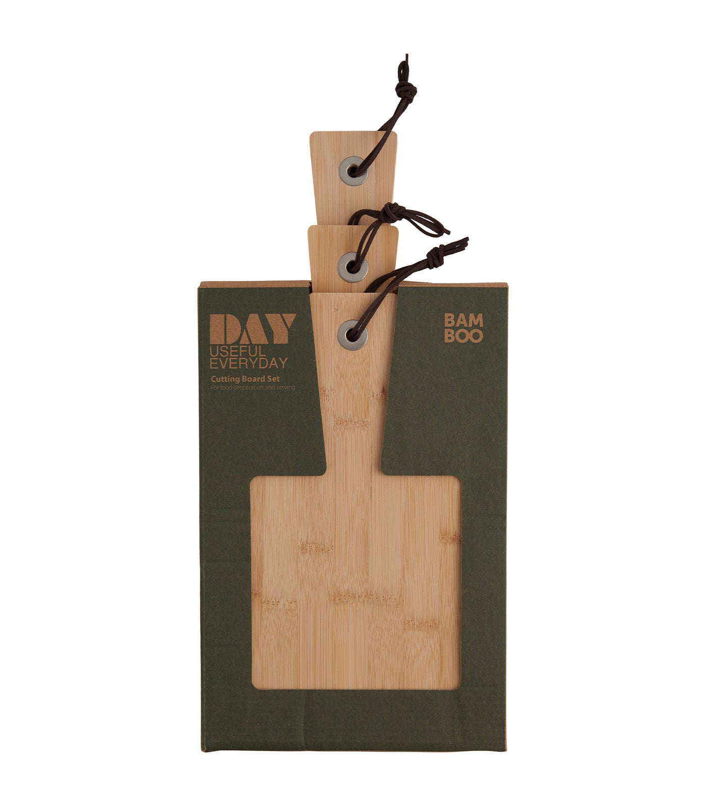MakeRoom 3-Piece Cutting Board With Strings