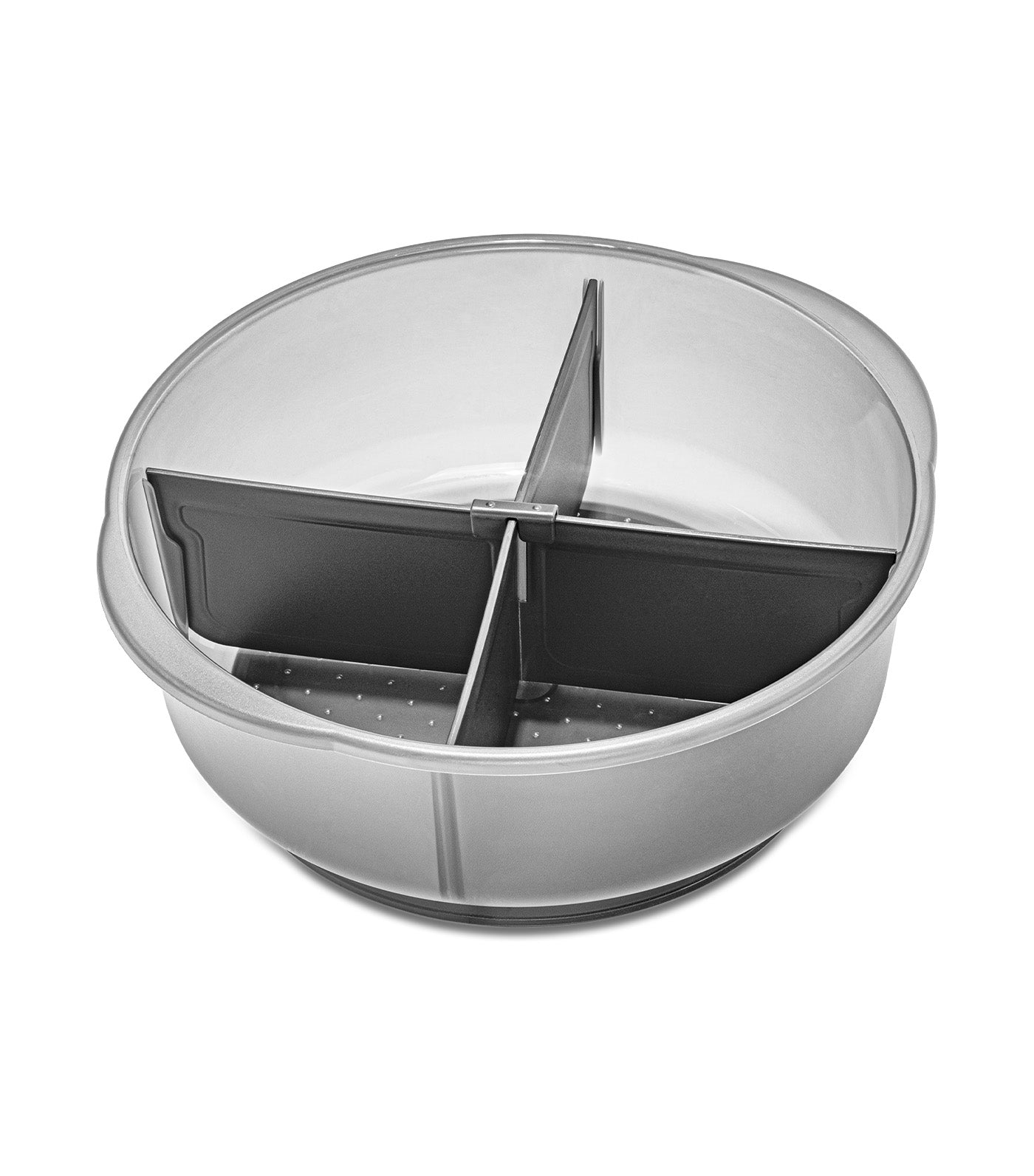 Short Divided Tote Carbon