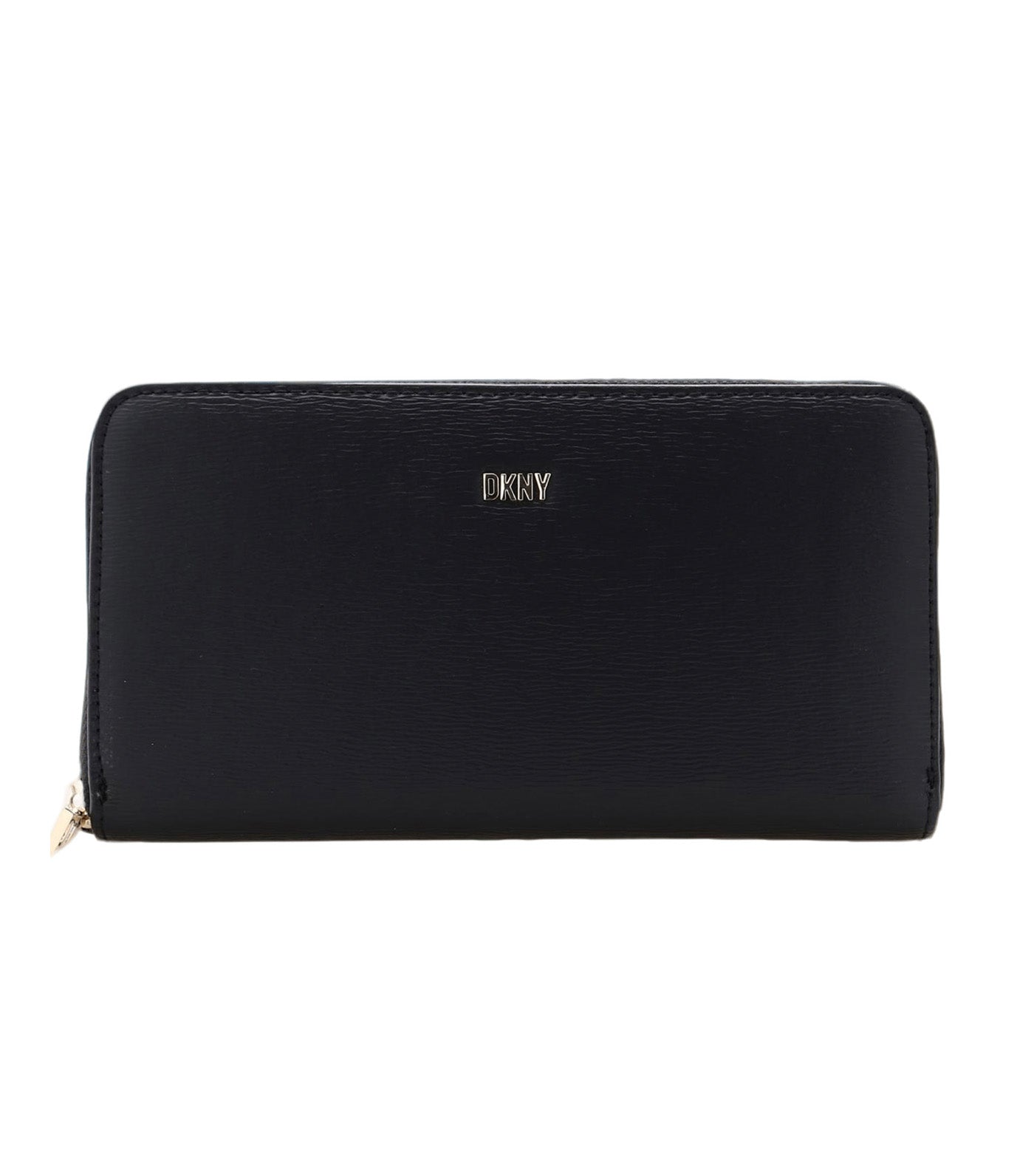 Perri Large Zip Around Wallet Black/Gold