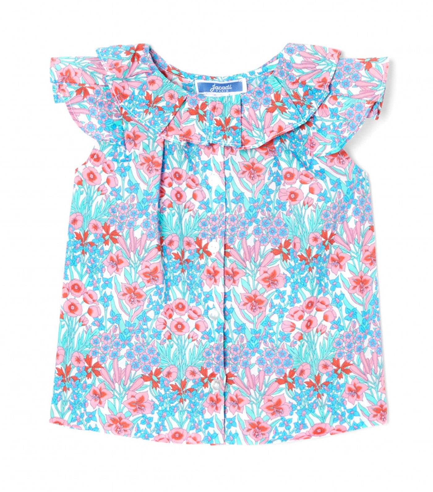 Jacadi Narmelle Blouse Blanc/Multicolor