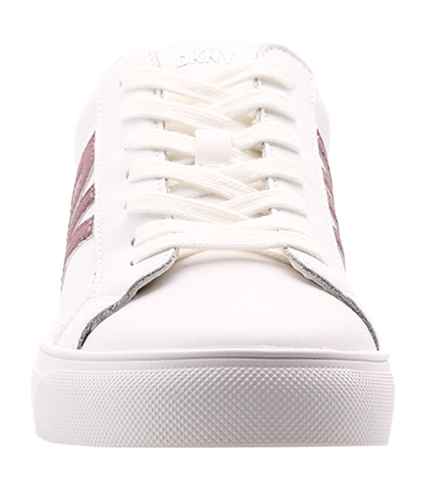 Abeni Lace Up Sneaker White/Mauve