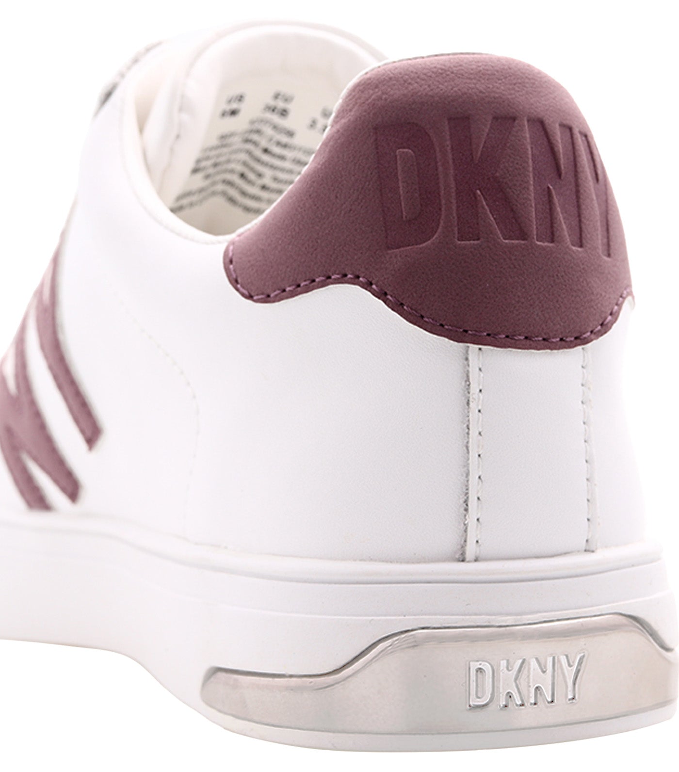 Abeni Lace Up Sneaker White/Mauve