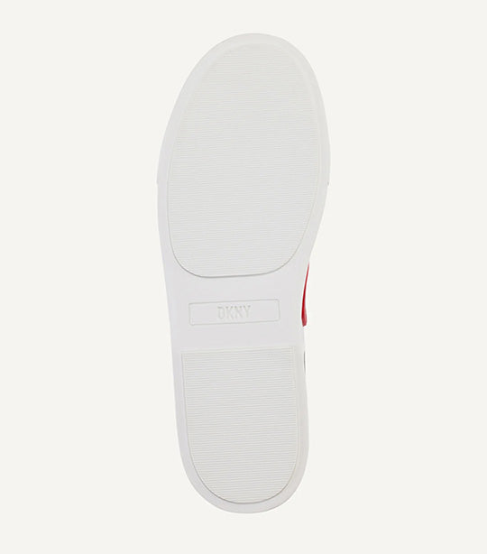 Coreen City Signs Lace Up Sneakers Bright White