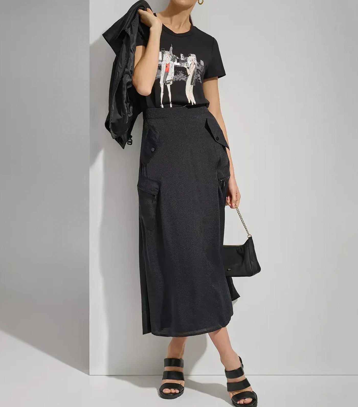 Cityscape Conversational T-Shirt Black