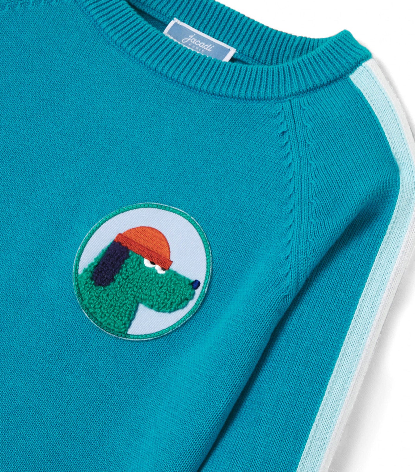 Costaud Sweatshirt Bleu Turquoise