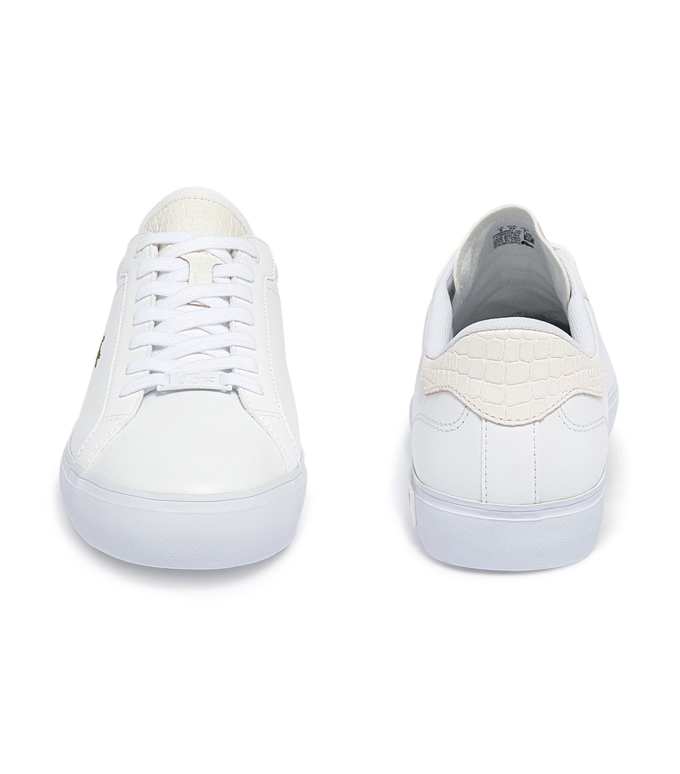 Men’s Powercourt Reptile Print Leather Trainers