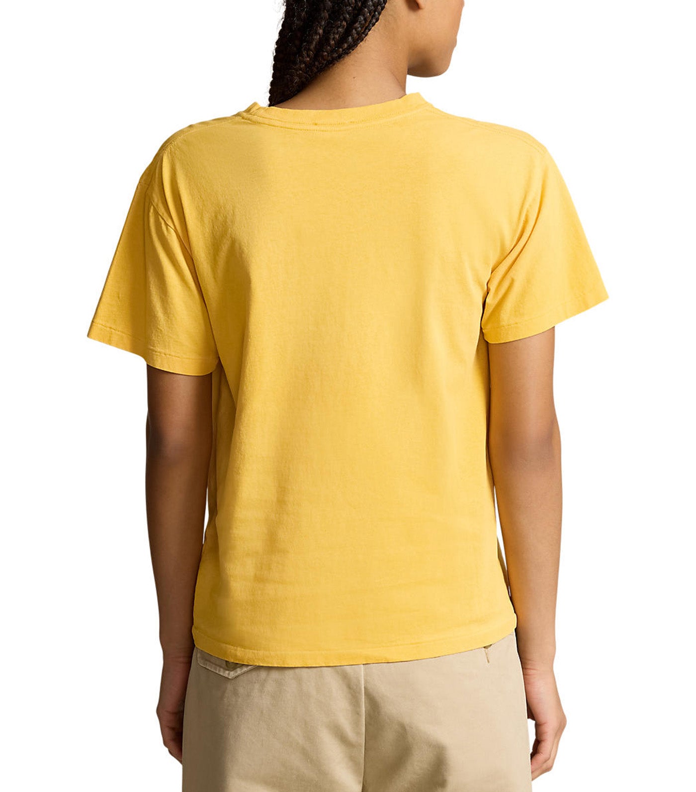 Women's Logo Crest Cotton Jersey Tee Gold