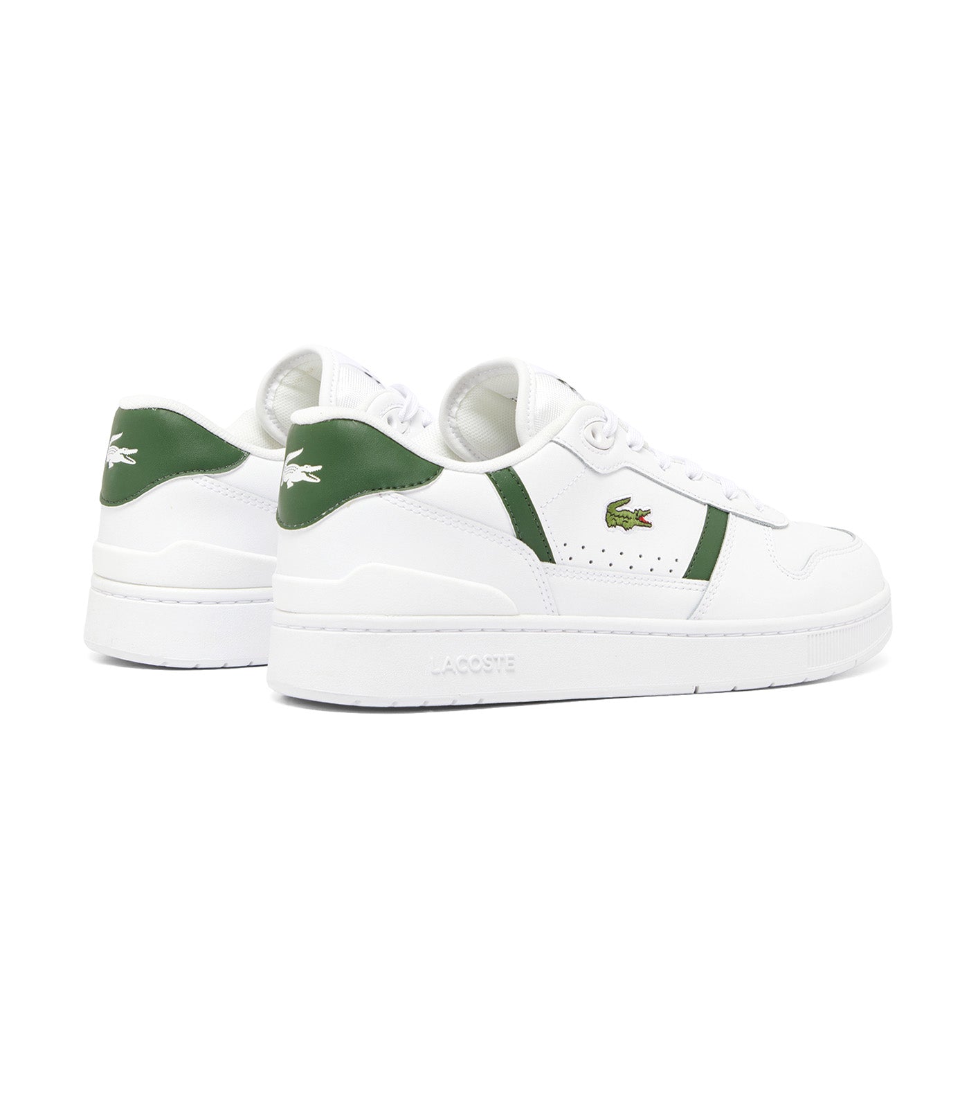 Men's T-Clip Set Trainers White/Dark Green