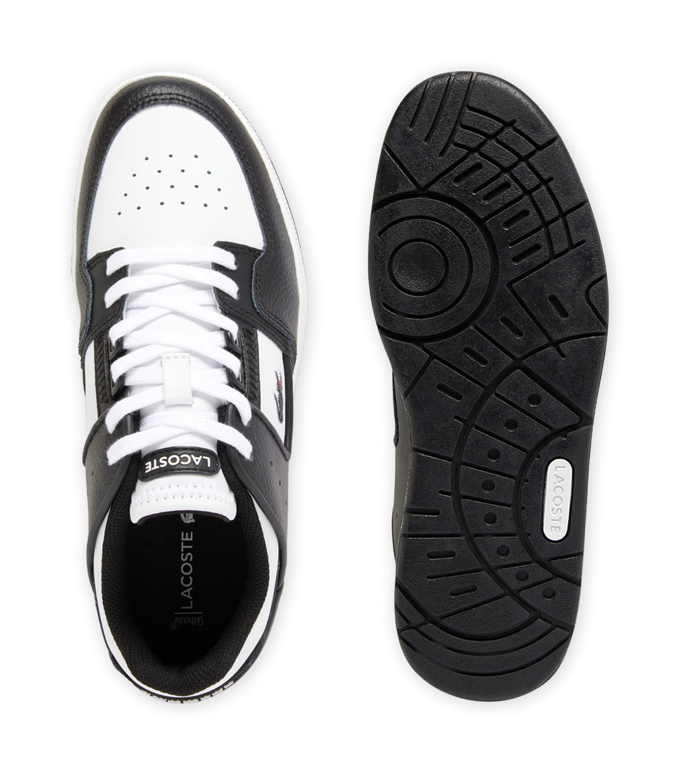 Women's Court Cage Leather Sneakers Black/White