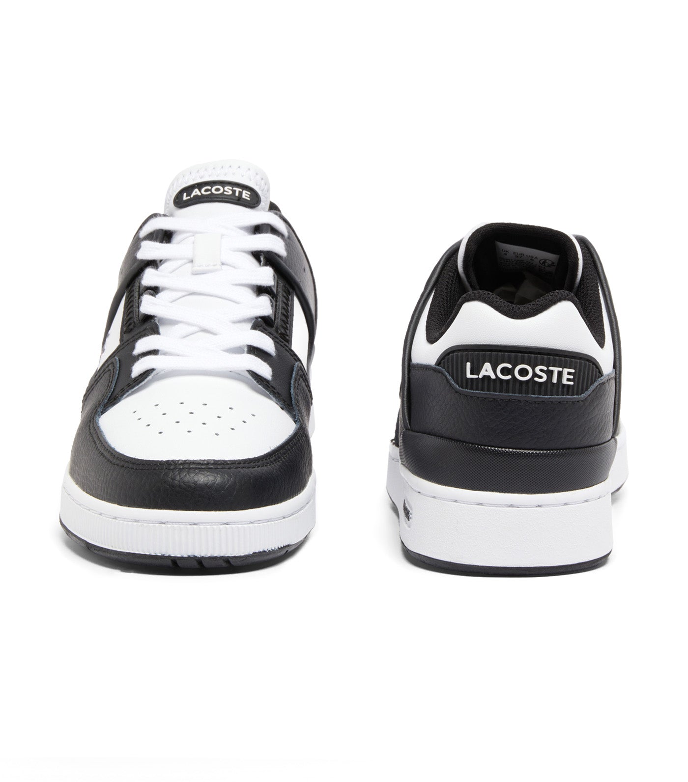 Women's Court Cage Leather Sneakers Black/White