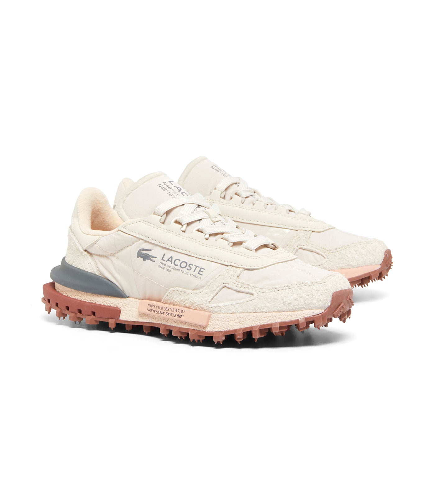 Women's Elite Active Sneakers Off White/Light Pink