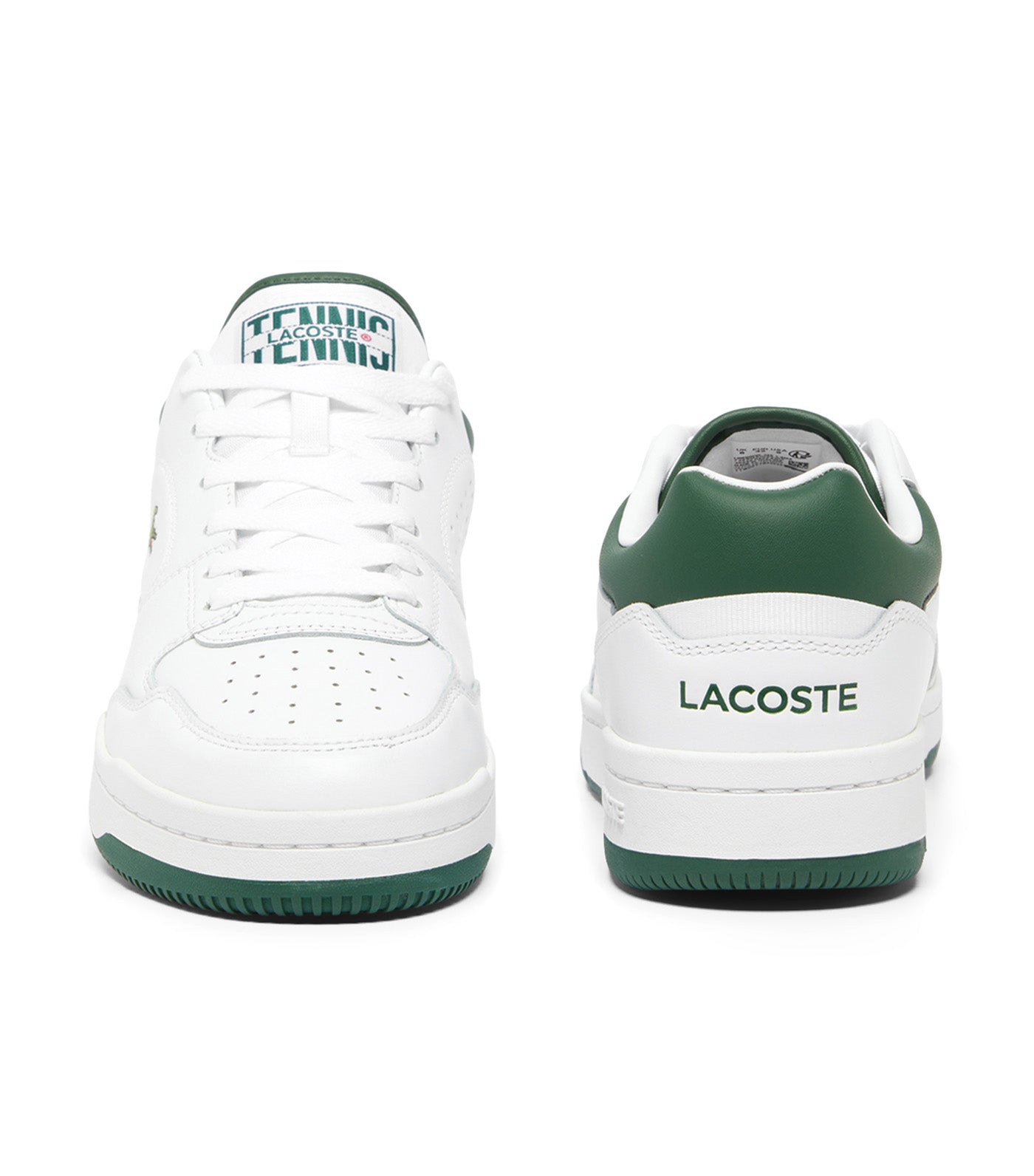 Men's Linedrive Leather Sneakers White/Dark Green