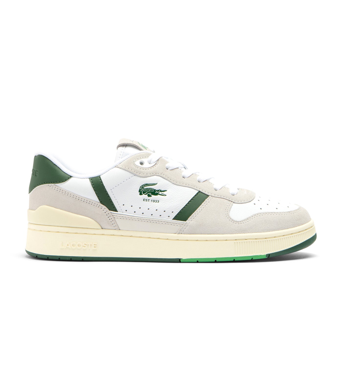 Men's T-Clip Set Sneakers White/Dark Green
