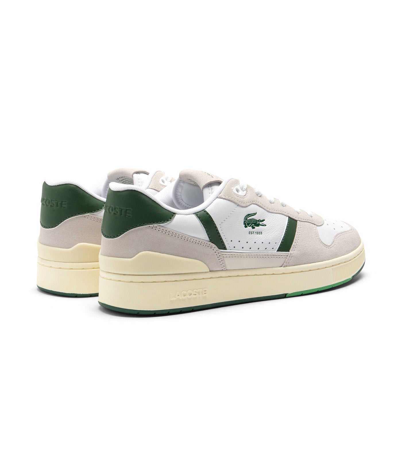 Men's T-Clip Set Sneakers White/Dark Green