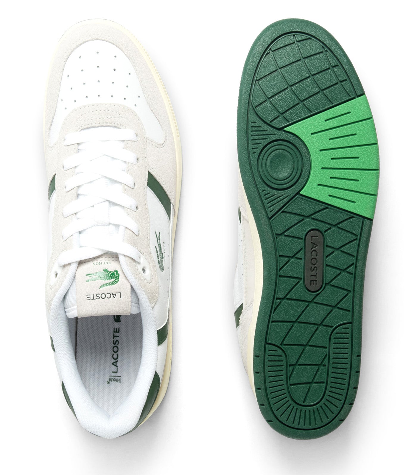 Men's T-Clip Set Sneakers White/Dark Green